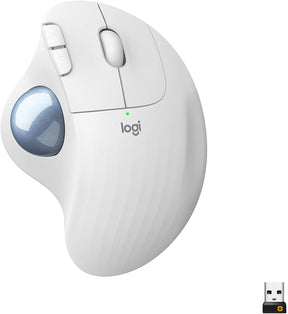 Logitech ERGO M575S wireless trackball mouse – front view