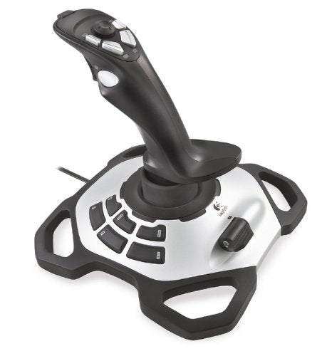 Logitech Extreme 3D Pro joystick – front view