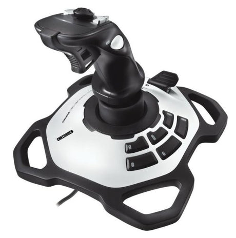 Logitech Extreme 3D Pro joystick – side angle view