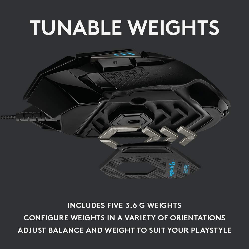 Logitech G502 Hero Wired Gaming Mouse