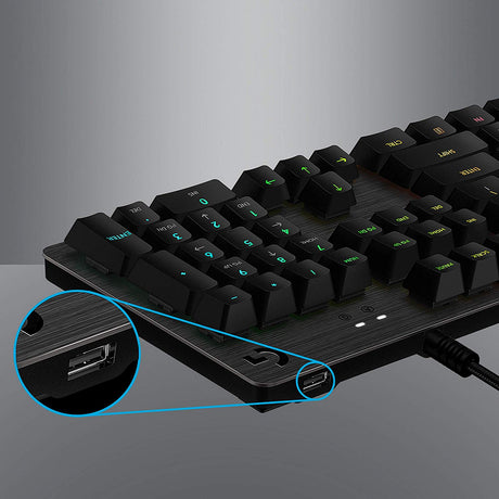 Logitech G512 Carbon RGB keyboard – aircraft-grade aluminum frame