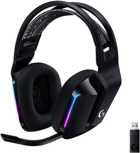 Logitech G733 LIGHTSPEED wireless gaming headset black RGB