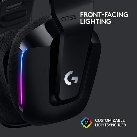 Logitech G733 LIGHTSPEED Wireless RGB Gaming Headset - DokanTech #
