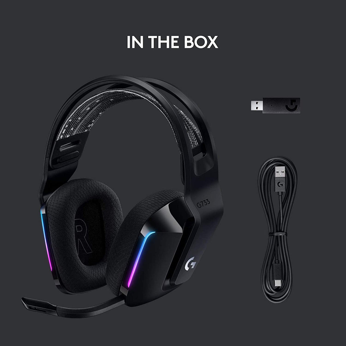 Logitech G733 LIGHTSPEED Wireless RGB Gaming Headset