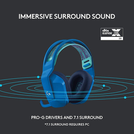 Logitech G733 LIGHTSPEED Wireless RGB Gaming Headset - DokanTech #