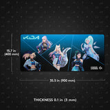 Logitech G840 XL Gaming Mouse Pad KDA - DokanTech #