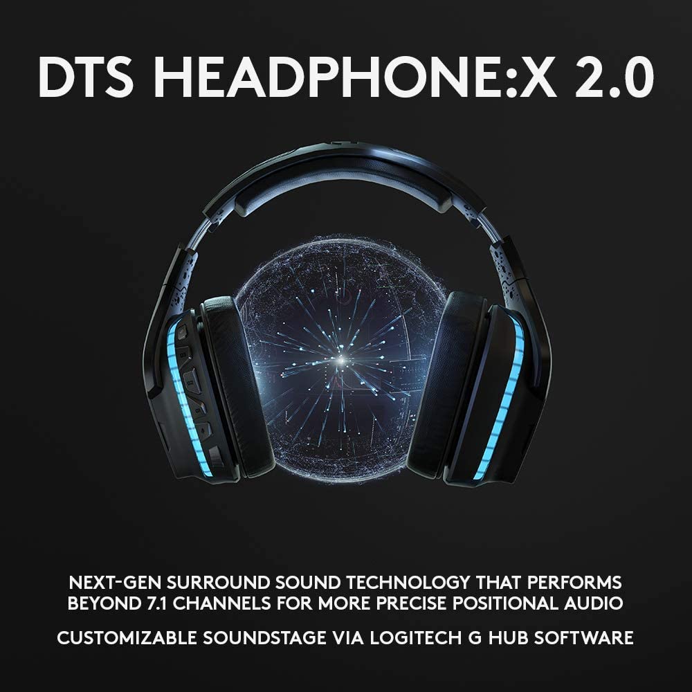 Logitech G935 Wireless Surround Sound LIGHTSYNC Gaming Headset