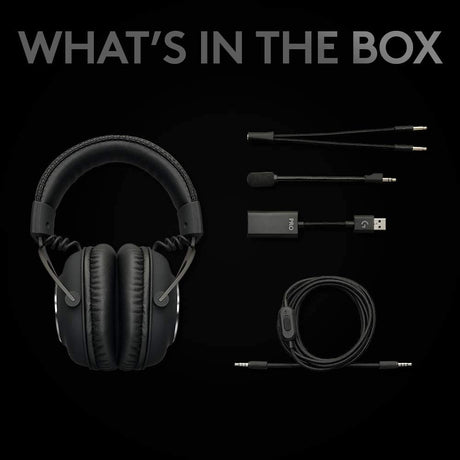 Logitech G Pro gaming headset – ear cups detail