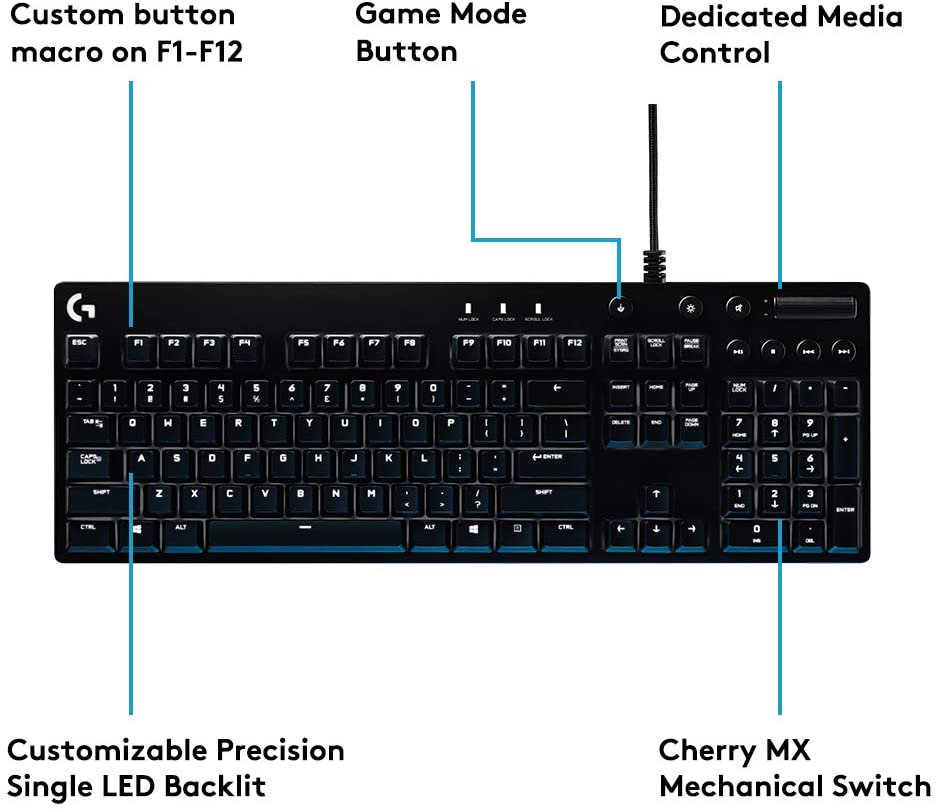 Logitech Gaming Mechanical Keyboard G610 Orion