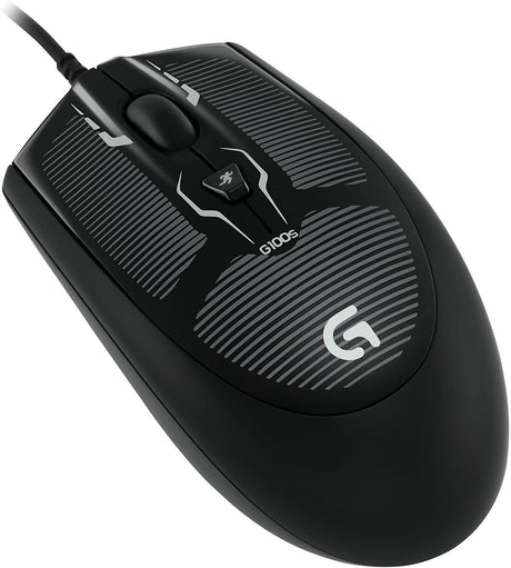 Logitech G100s wired gaming mouse – side profile