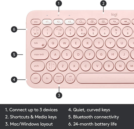 Logitech Keyboard K380 Multi-Device - DokanTech #
