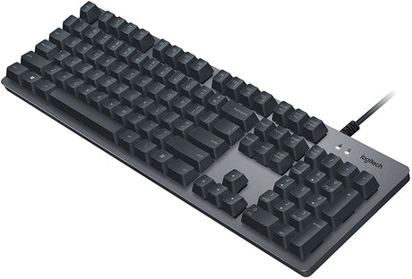 Logitech K840 mechanical keyboard – key switches close-up