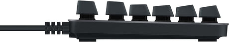 Logitech K840 mechanical keyboard – angle view