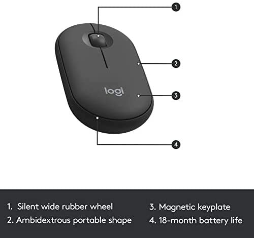 Logitech MK470 Wireless Slim Keyboard and Mouse Black - DokanTech #