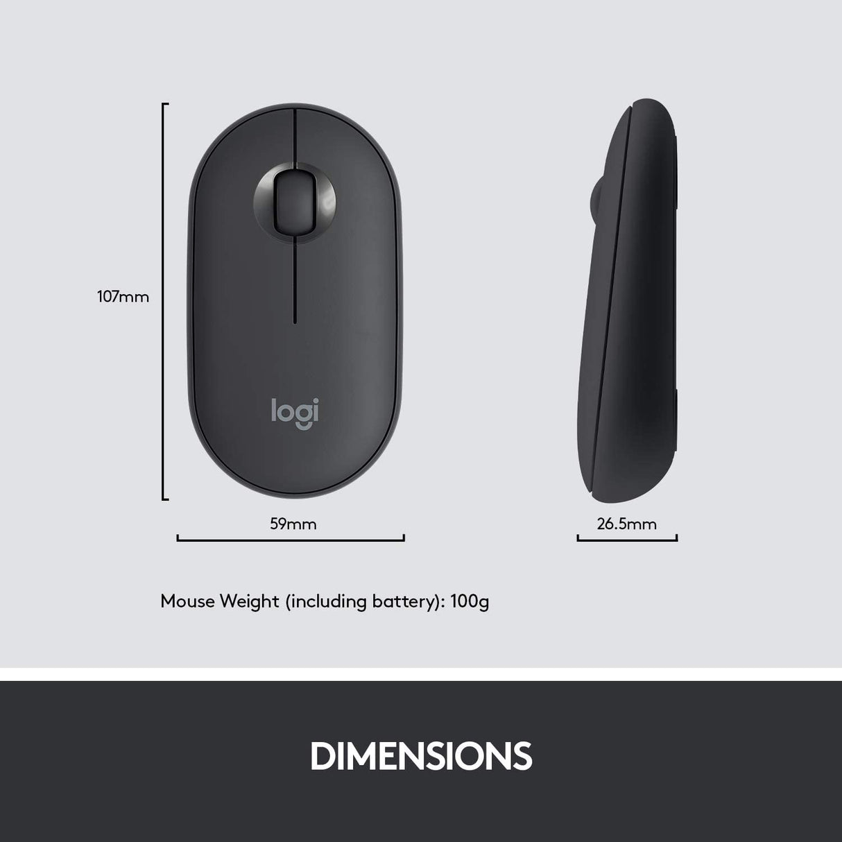 Logitech MK470 Wireless Slim Keyboard and Mouse Black - DokanTech #
