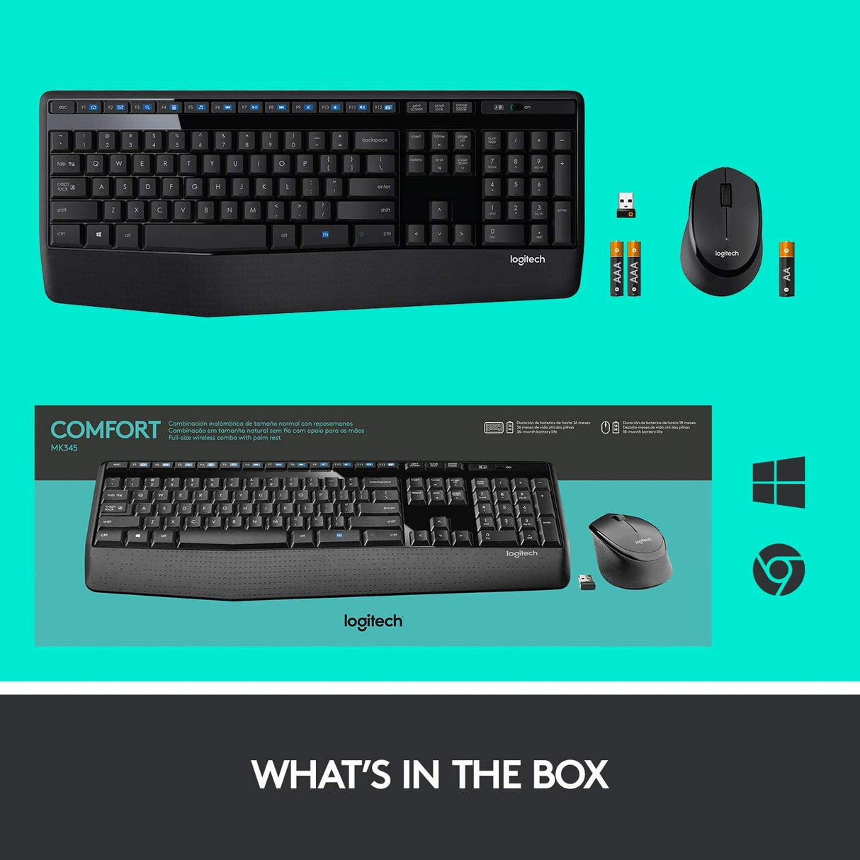 Logitech MK345 Keyboard and Mouse ARA - DokanTech #