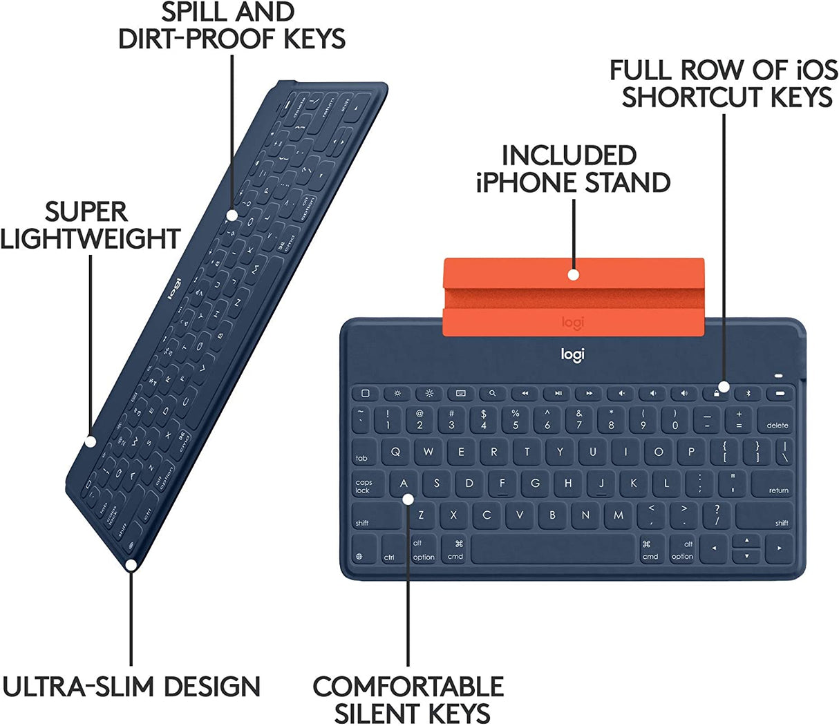 Logitech Keyboard Keys-To-Go Ultra Slim for Apple Product