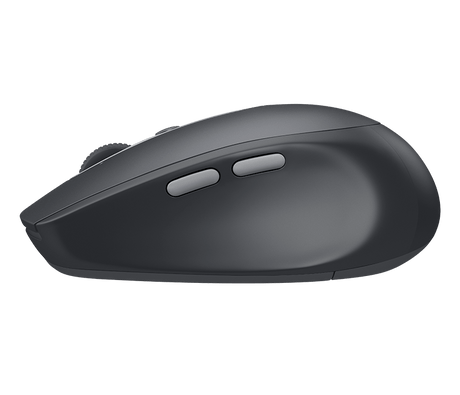 Logitech M590 silent wireless mouse – thumb area detail