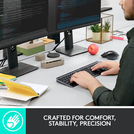 Logitech MX Keys Arabic keyboard – Unifying and Bluetooth