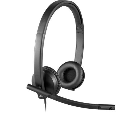 Logitech H570e Wired Headset, Stereo Headphones with Noise-Cancelling Microphone - DokanTech #