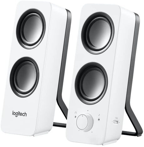 Logitech Z200 stereo speakers – white variant