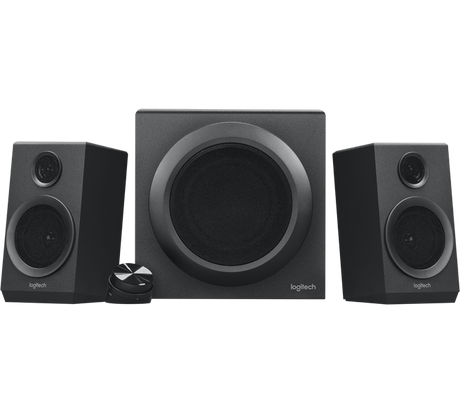Logitech Z333 2.1 speaker system – satellite speaker detail