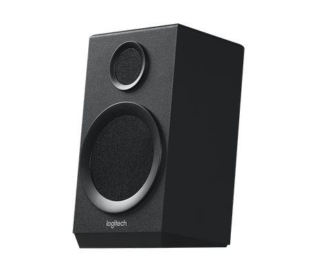 Logitech Z333 2.1 speaker system – subwoofer close-up
