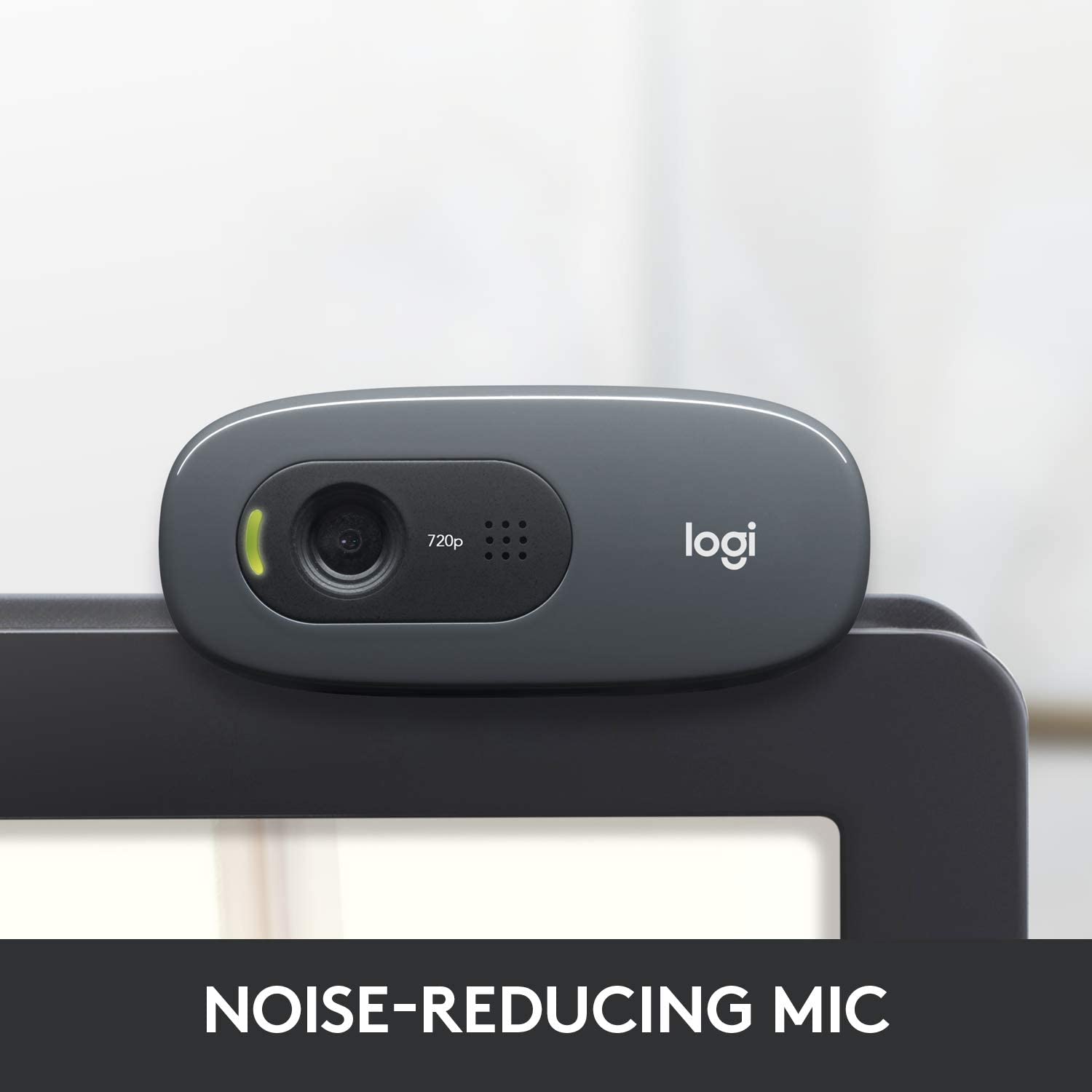 Logitech C270 HD webcam – noise-reducing microphone