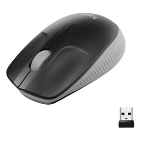 Logitech M190 Wireless Mouse Full Size Ambidextrous Curve Design - DokanTech #