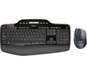Logitech MK710 wireless keyboard and mouse combo Arabic – front view