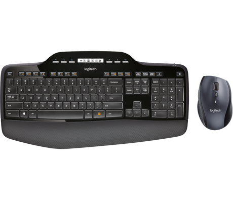 Logitech MK710 wireless keyboard and mouse combo Arabic – front view