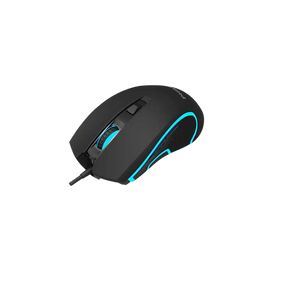 Philips G413 wired gaming mouse – front view with RGB lighting
