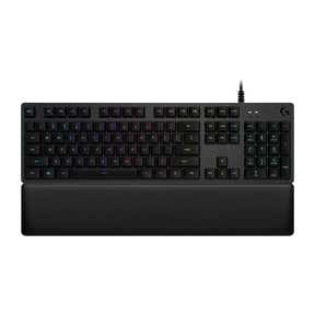 Logitech G513 RGB mechanical gaming keyboard GX tactile – front view
