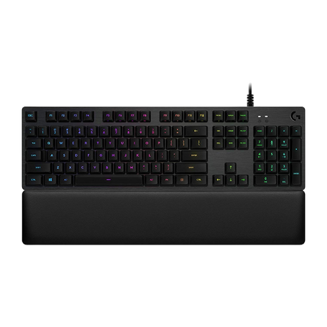 Logitech G513 RGB mechanical gaming keyboard GX tactile – front view