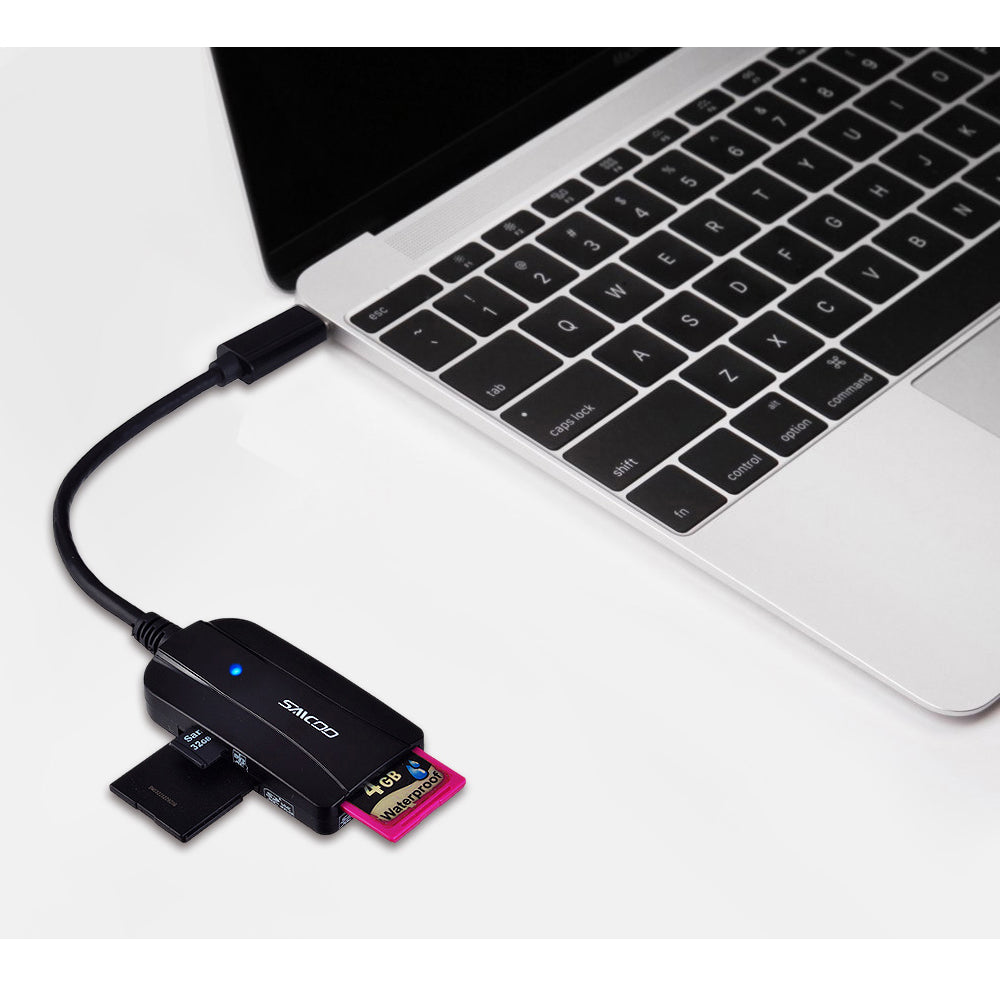 Saicoo USB-C 4-Slot Card Reader