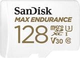 بطاقة Sandisk Max Endurance بسرعة 100/40 ميجابايت/ثانية وسرعة 15000 ساعة مع محول Micro SDXC