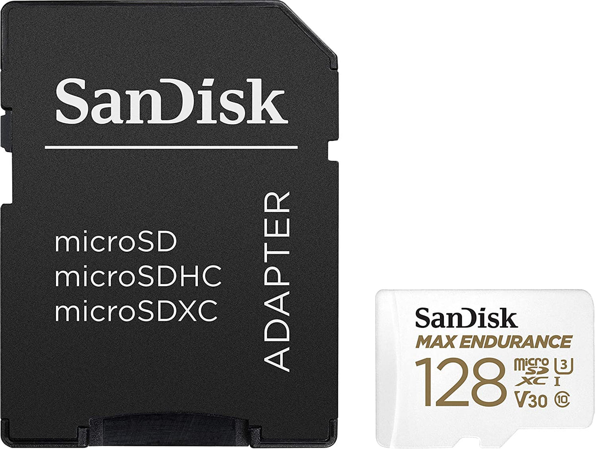 SanDisk Max Endurance 100/40 MB/s 15,000H Micro SDXC Card with Adapter - DokanTech #