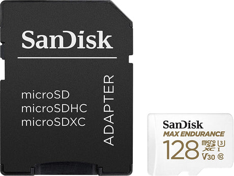 SanDisk Max Endurance 100/40 MB/s 15,000H Micro SDXC Card with Adapter - DokanTech #