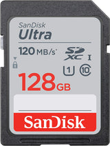 بطاقة ذاكرة SanDisk Ultra SDHC بسرعة 120 ميجابايت/ثانية