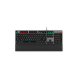 لوحة مفاتيح الألعاب الخطية الميكانيكية السلكية G614 من فيليبس، أسود