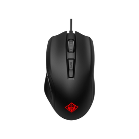 HP Omen 400 gaming mouse – front view black