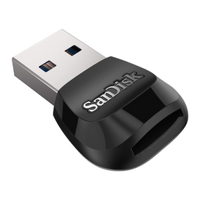 SanDisk Mobile Mate UHS-I microSD card reader USB 3.0 – front view
