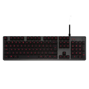 Logitech G413 Carbon mechanical gaming keyboard – English layout – front view