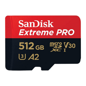SanDisk Extreme Pro 512GB microSD 200MB/s – front view