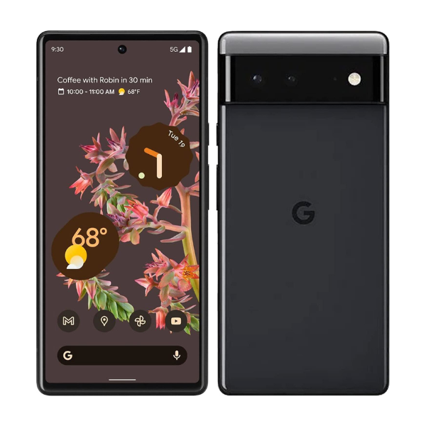 Google Pixel 6 5G Smartphone (128GB, 8GB RAM, 50 MP Camera) Stormy Black