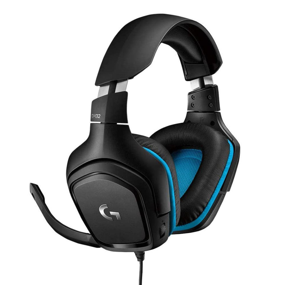 Logitech G432 7.1 Surround Sound Wired Gaming Headset