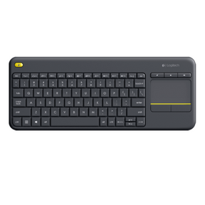 Logitech K400 Plus wireless touch keyboard – front view