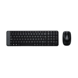 Logitech Mk220  Wireless Keyboard and Mouse Combo  _  Black