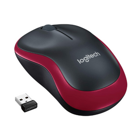 Logitech M185 compact wireless mouse – front view