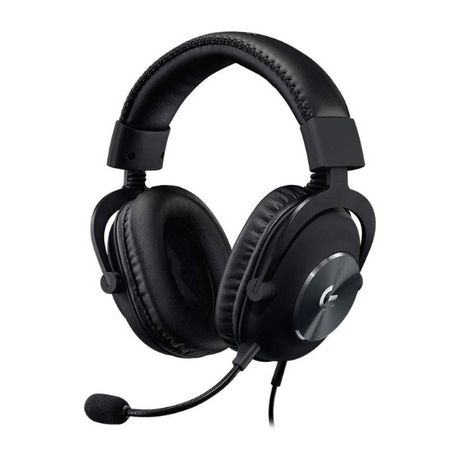 Logitech G Pro X gaming headset – front view black